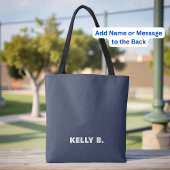 Aangepaste pickleball teamnaam tote bag