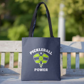 Aangepaste pickleball teamnaam tote bag