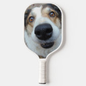 AANGEPASTE PICKLEBALLPADDLE MET TWEE FOTO'S VAN HU PICKLEBALL PADDLE (Achterkant)