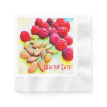 Aangepaste picknick snack frambozen amandelen Wate