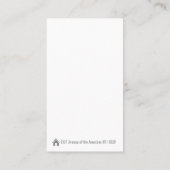 Aangepaste pictogrammen voor sociale media visitekaartje (Achterkant)