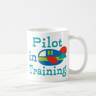 Aangepaste piloot in opleiding koffiemok