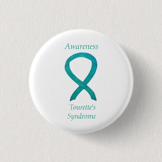 Aangepaste pin Tourette's Syndrome Awareness Ronde Button 3,2 Cm (Voorkant)