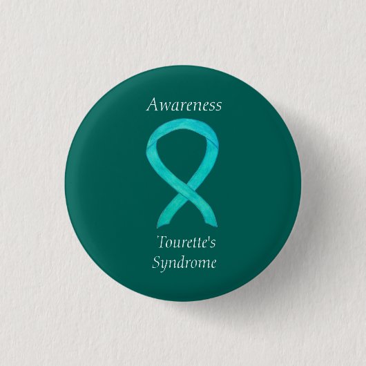 Aangepaste pin Tourette's Syndrome Awareness Ronde Button 3,2 Cm (Voorkant)