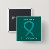 Aangepaste pin Tourette's Syndrome Awareness Vierkante Button 5,1 Cm (Voorkant /achterkant)