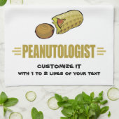 Aangepaste pinda theedoek (Gevouwen)