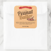 Aangepaste pindakaas Label Sticker (Tas)