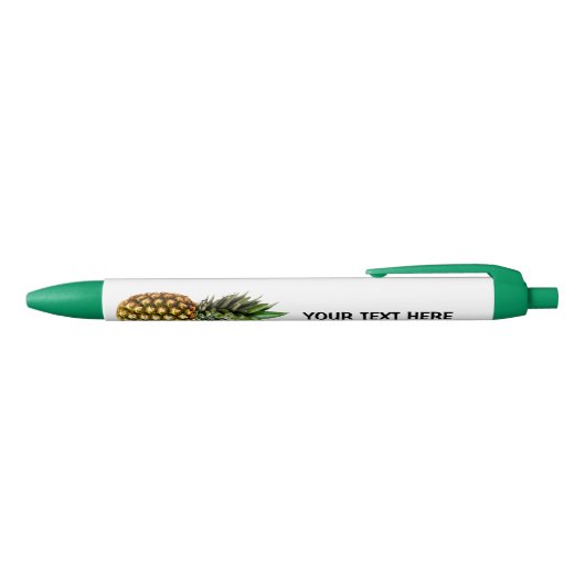 Aangepaste pineappelafdrukpennen met aangepaste te zwarte inkt pen (Bovenkant)