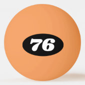 Aangepaste ping pong ballen met geluksnummer (Voorkant)