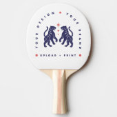 Aangepaste Ping Pong-batjes | Uw ontwerp uploaden Tafeltennisbatje (Voorkant)