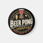Aangepaste Ping Pong Beer League Magneet (Voorkant)