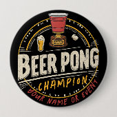 Aangepaste Ping Pong Beer League Ronde Button 4,0 Cm (Voorkant)