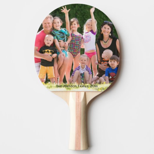 Aangepaste Ping Pong Paddles Voeg uw foto toe Tafeltennisbatje (Voorkant)