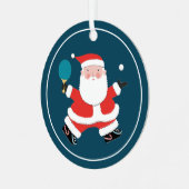 Aangepaste pingpong Collectible Metalen Ornament (Voorkant links)