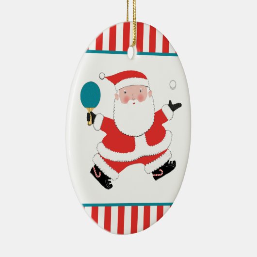 Aangepaste pingpong keramisch ornament (Rechts)