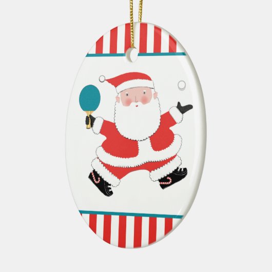 Aangepaste pingpong keramisch ornament (Links)