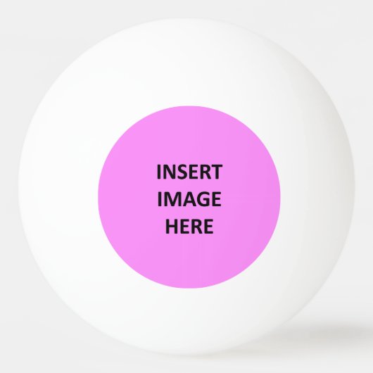 Aangepaste pingpong Tennis Ball-Sjabloon Pingpongbal (Voorkant)
