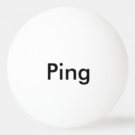 Aangepaste pingpongbal