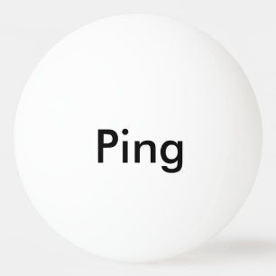 Aangepaste pingpongbal
