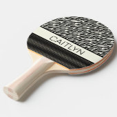 Aangepaste pingpongpeddel tafeltennisbatje (Voorkant Gekanteld)