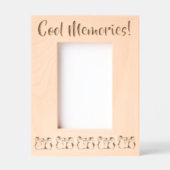 Aangepaste pinguïns, coole herinneringen, 4 x 6" p gegraveerde lijstjes (Voorkant)