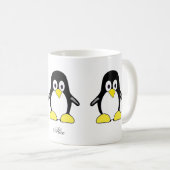 Aangepaste pinguïns koffiemok (Voorkant rechts)