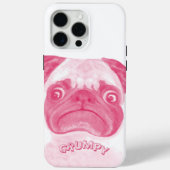 Aangepaste PINK Grumpy Puggy Case-Mate iPhone Case (Achterkant)