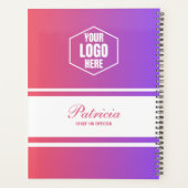 Aangepaste Pinky Girly Company Branded Corporate G Planner (Achterkant)