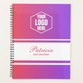 Aangepaste Pinky Girly Company Branded Corporate G Planner (Voorkant)