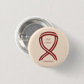 Aangepaste pinnen voor orale kankerbewustmaking ronde button 3,2 cm (Voorkant /achterkant)