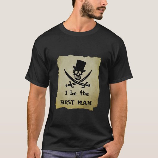 Aangepaste Pirate Wedding Shirt (Voorkant)