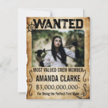 Aangepaste Piraten Wanted Poster Bruidsmeisje Voor