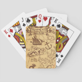 Aangepaste Piratenkaart landpunt Familie Pokerkaarten