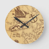 Aangepaste Piratenkaart landpunt Familie Ronde Klok (Voorkant)