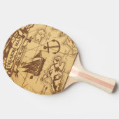 Aangepaste Piratenkaart landpunt Familie Tafeltennisbatje (Zijkant)