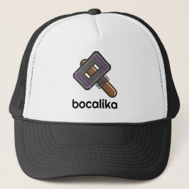 Aangepaste Pixel Hammer Logo T-shirt – Bewerkbare  Trucker Pet