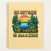 Aangepaste pixelart-afbeelding van een natuurtafer planner (Voorkant)