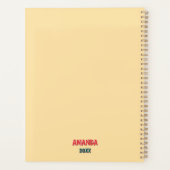 Aangepaste pixelart-afbeelding van een natuurtafer planner (Achterkant)