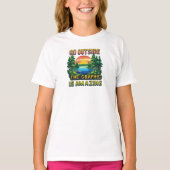 Aangepaste pixelart-afbeelding van een natuurtafer t-shirt (Voorkant)