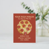 Aangepaste Pizza Parlor en briefkaarten (Staand voorkant)