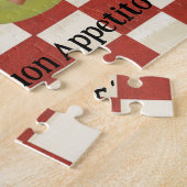 Aangepaste Pizza Pepperoni Italiaans Aangepast Legpuzzel (Zijkant)