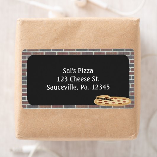 Aangepaste Pizza Product Label Zakelijk Label (Insitu)