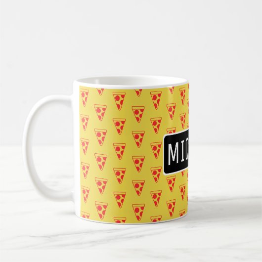 Aangepaste Pizza-segmenten Koffiemok (Links)