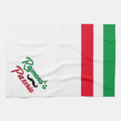 Aangepaste pizzeria theedoek (Horizontaal)