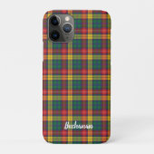 Aangepaste Plaid Clan Buchanan Gepersonaliseerde n Case-Mate iPhone Case (Achterkant)