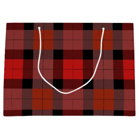 Aangepaste plaid groot cadeauzakje (Voorkant)