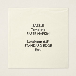 Aangepaste Plain Edge Luncheon Papier Servet Sjabl