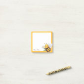 Aangepaste plaknotities met een lief bijtje post-it® notes (Op bureau)