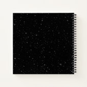 Aangepaste planeten en schetsboek van het zonneste notitieboek (Achterkant)