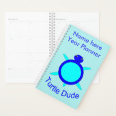 Aangepaste plank voor Bright Blauwe Turtle Man Planner (Display)